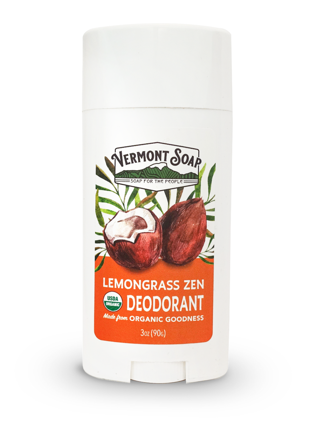 Lemongrass Zen Organic Deodorant 3oz (90g)