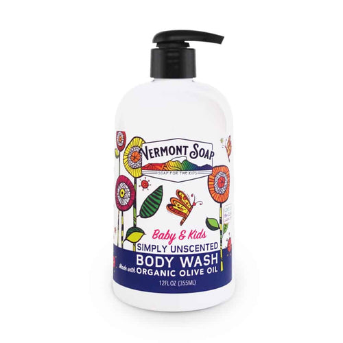 Baby & Kids Simply Sunshea Unscented Organic Body Wash