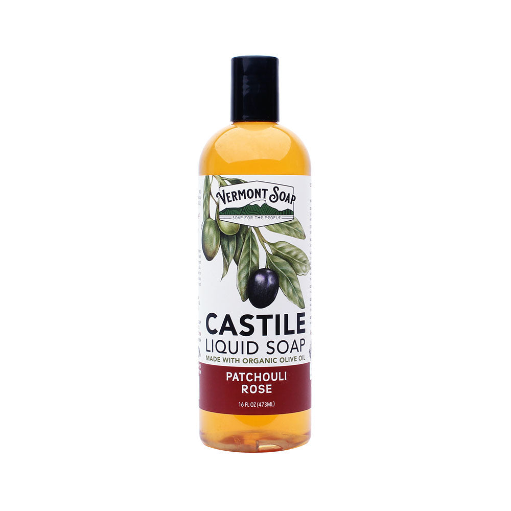 Patchouli Rose Castile Liquid Soap