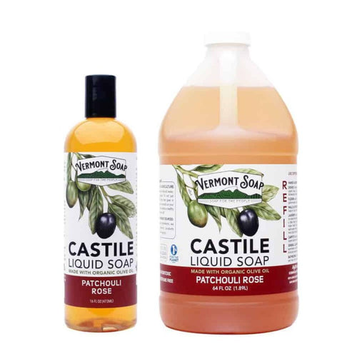 Patchouli Rose Castile Liquid Soap